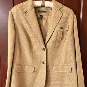 Lauren Ralph Lauren Camel Women's Blazer